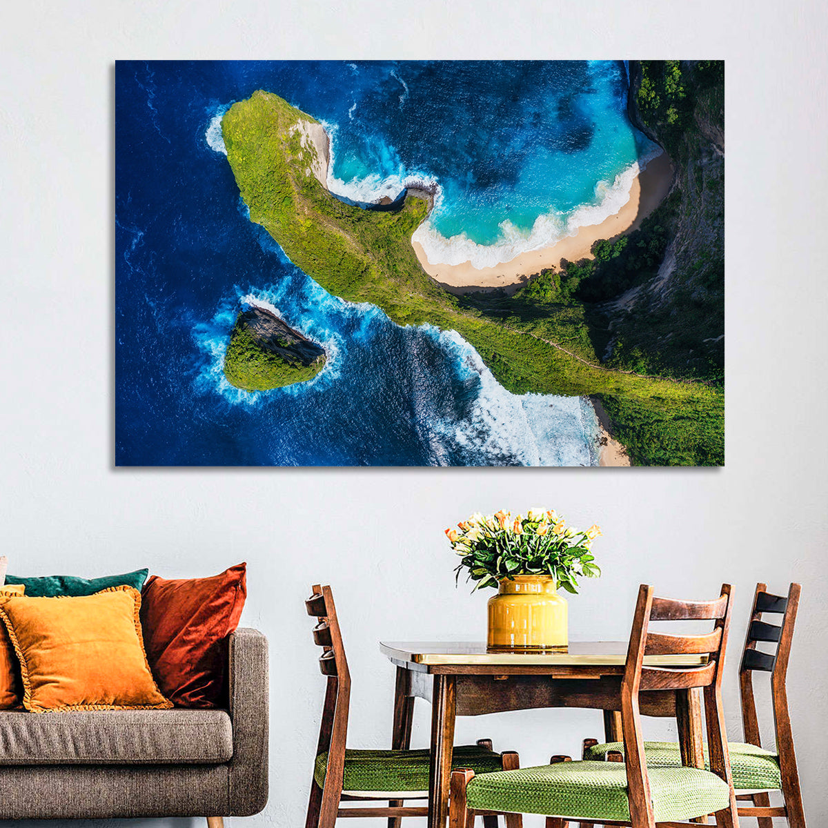 Kelingking Beach Cliffs Wall Art