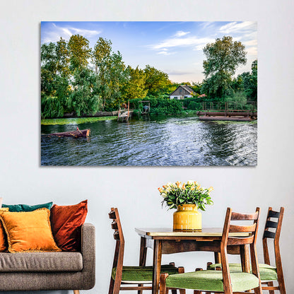 Konka River Golden Hour Wall Art