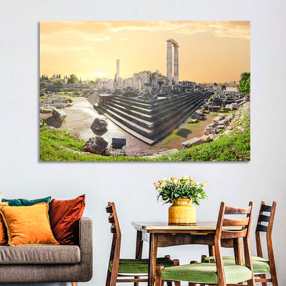 Temple of Apollo at Didyma at Golden Hour Wall Art