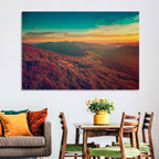 Alpine Rhododendrons at Golden Sunrise Wall Art