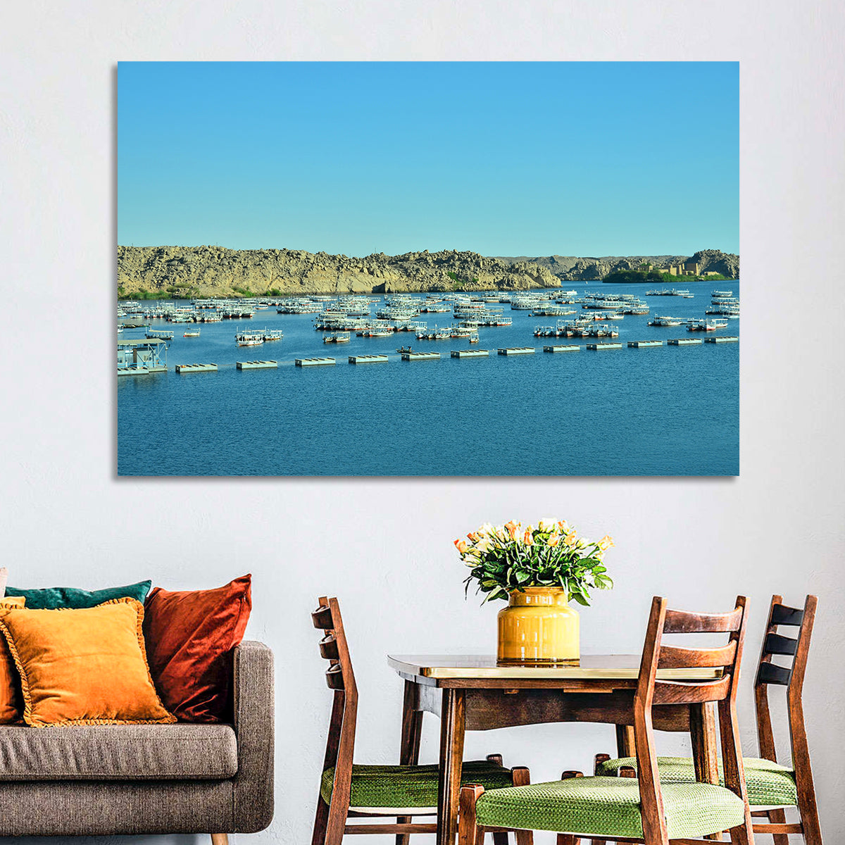 Philae Harbor, Lake Nasser Wall Art