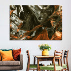 Volcanic Marble Swirl Wall Art