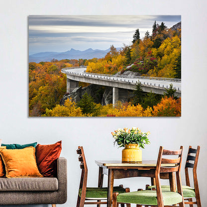 Linn Cove Viaduct at Grandfather Mountain Wall Art