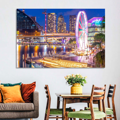 Darling Harbour Nightscape Wall Art
