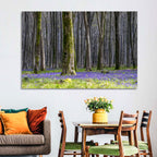 Bluebell Beechwood Grove Wall Art