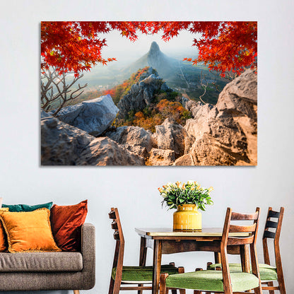 Khao Nor Maple Framed Peak Wall Art