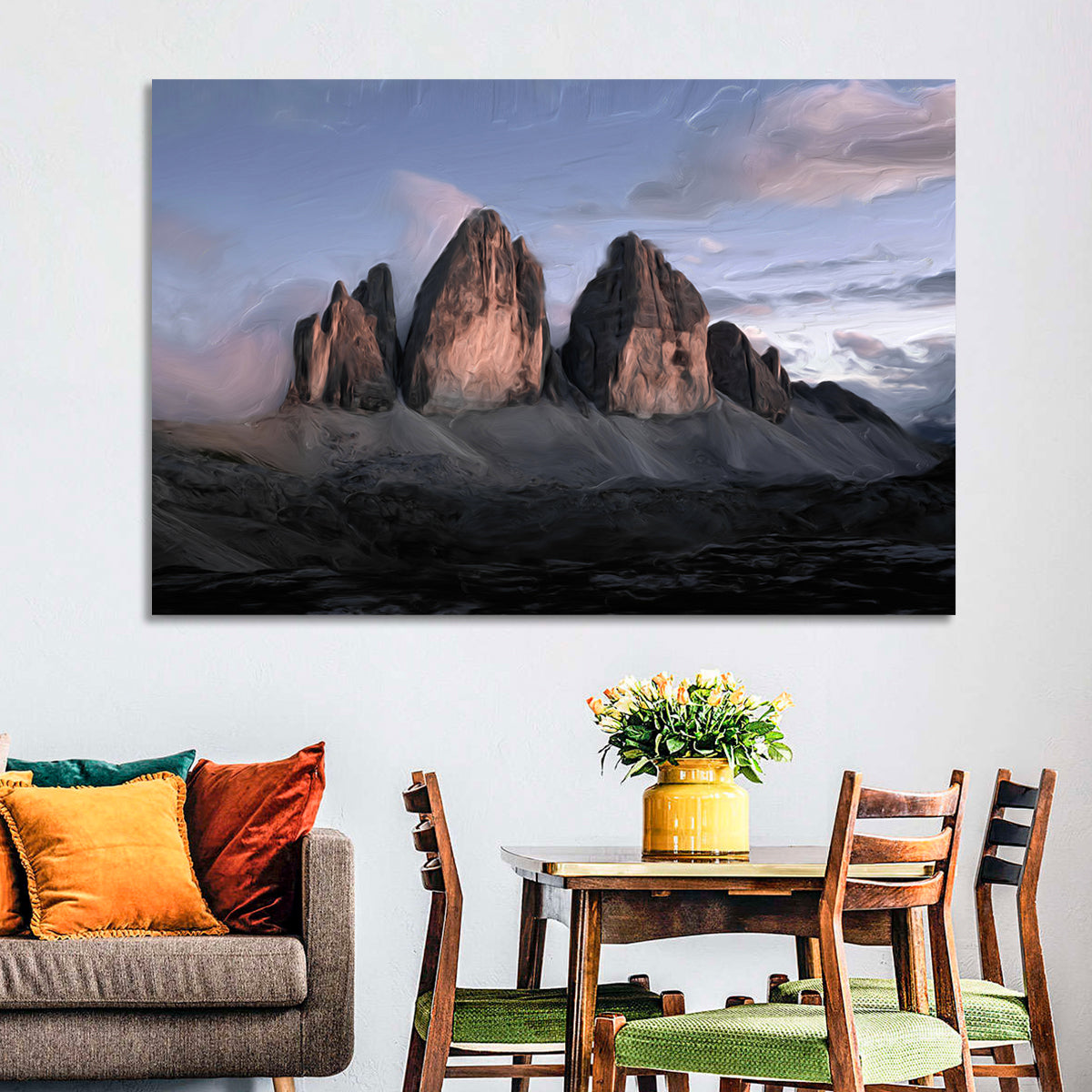 Tre Cime at Dusk Wall Art
