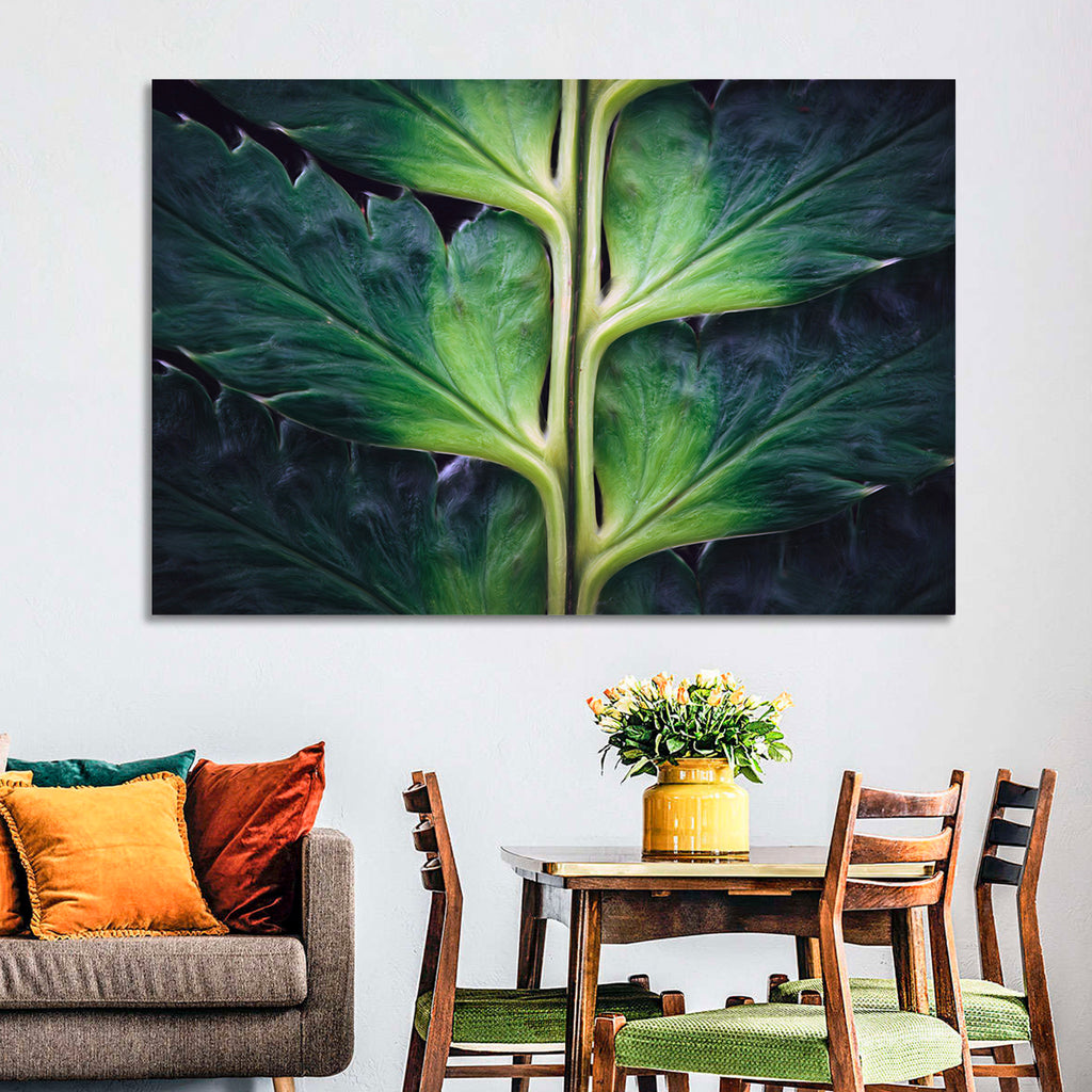 Fern Stem Macro Study Wall Art