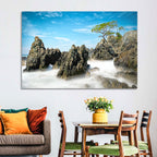 Karang Bebay Misty Shore Wall Art