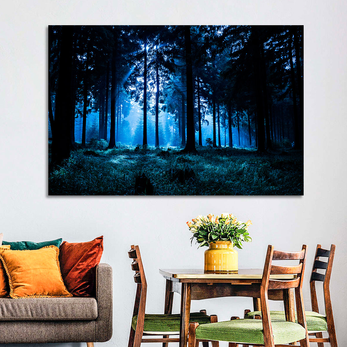 Thuringia Forest at Dusk Wall Art