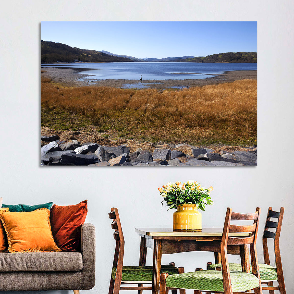 Bala Lake Shoreline Wall Art
