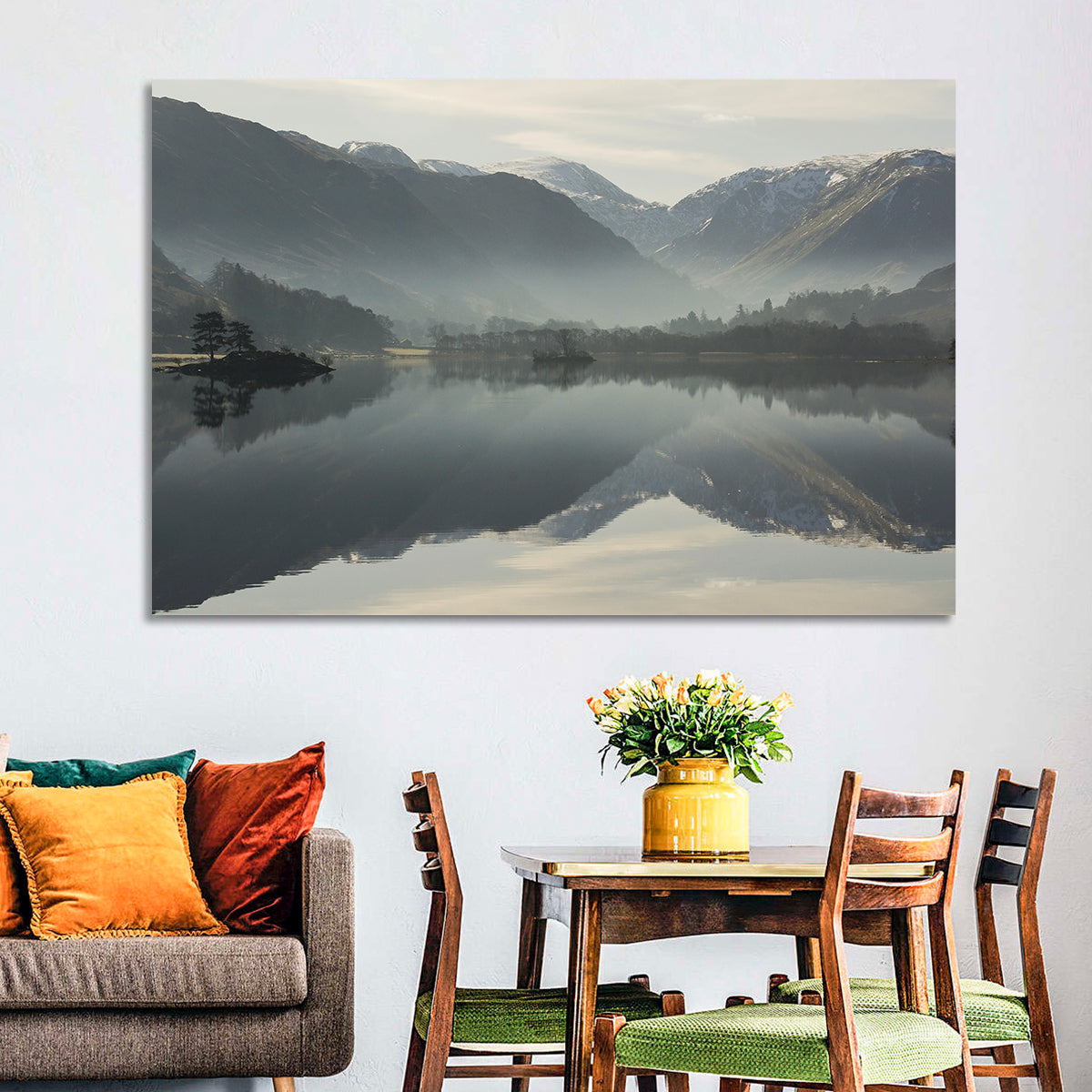 Lake Ullswater Morning Mist Wall Art