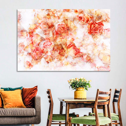 Scattered Dried Rose Petals Wall Art