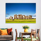 Stonehenge Under Blue Sky Wall Art