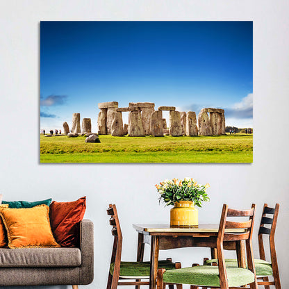 Stonehenge Under Blue Sky Wall Art