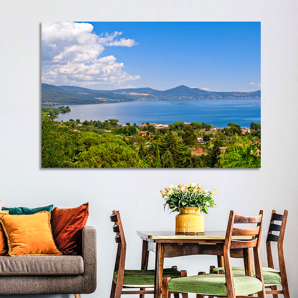 Lake Bracciano View Wall Art