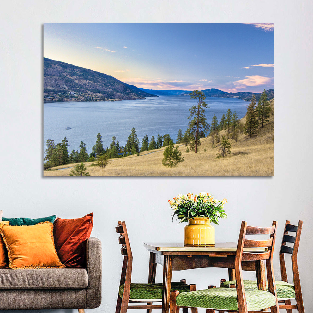 Blue Lake Okanaga Wall Art