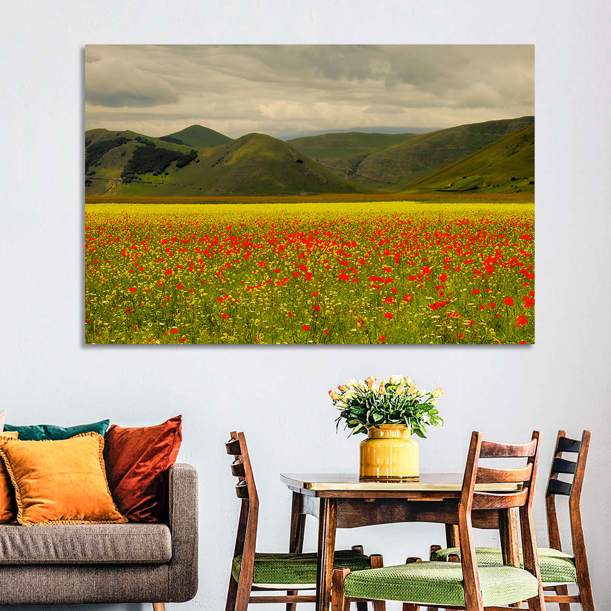 Castelluccio Wildflower Meadow Wall Art