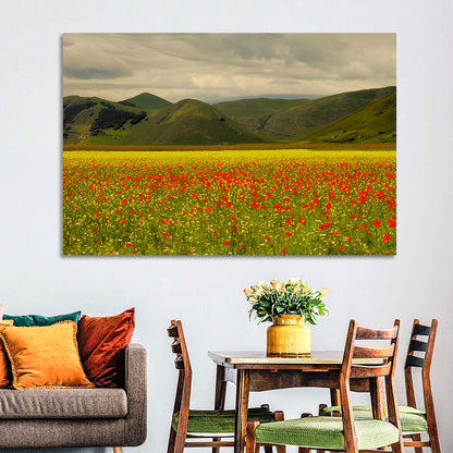 Castelluccio Wildflower Meadow Wall Art
