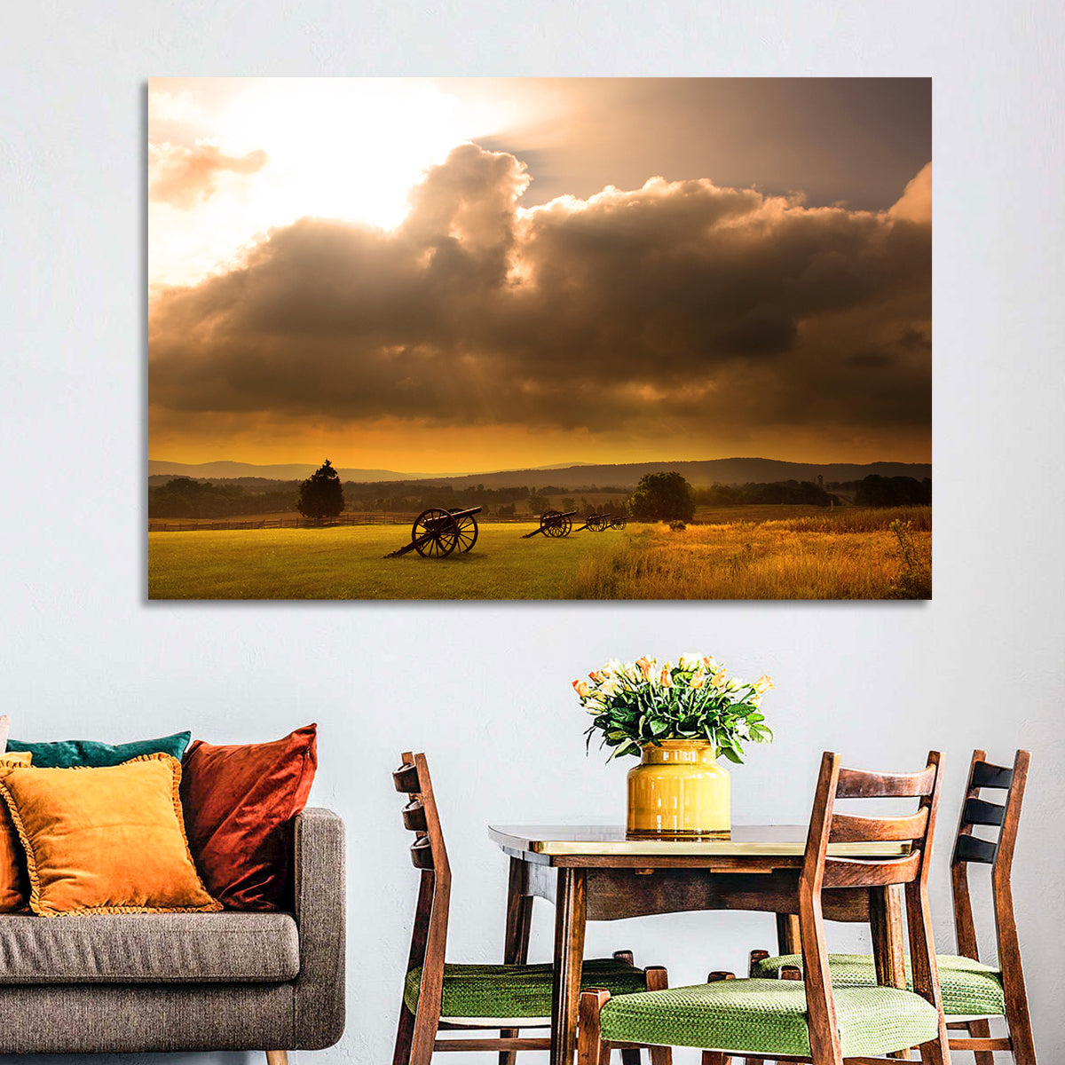 Antietam Civil War Battlefield Wall Art