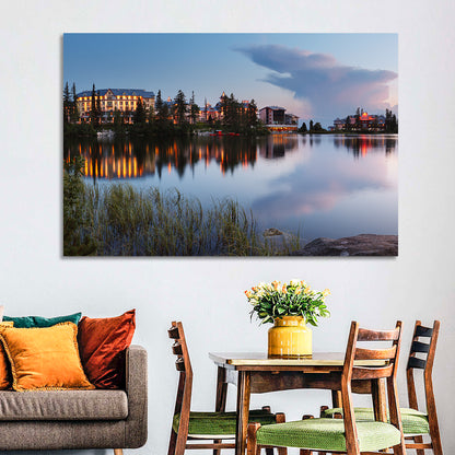 Štrbské Pleso at Dusk Wall Art