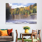 Tahquamenon Falls Autumn Waterfall Wall Art