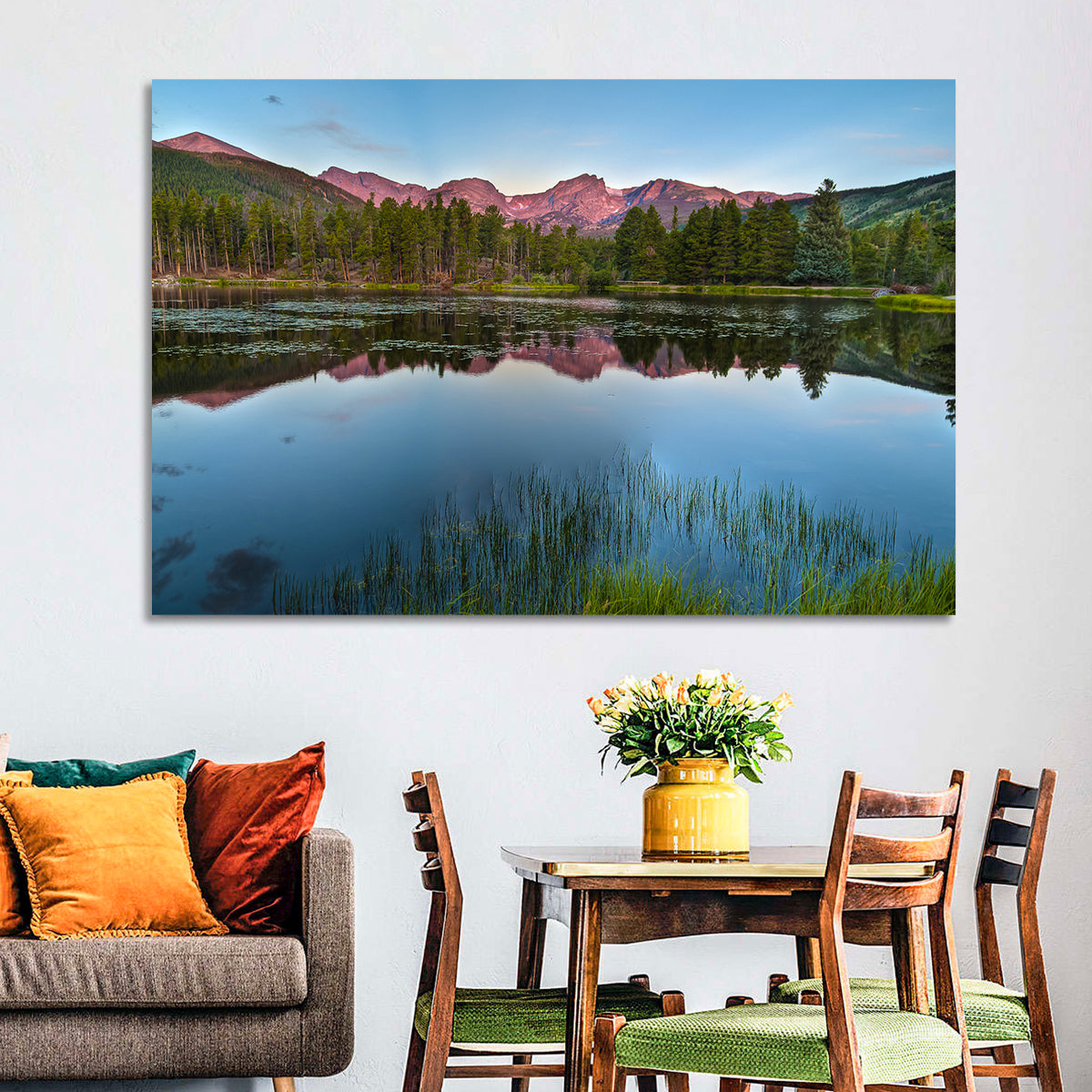Sprague Lake Reflection Wall Art