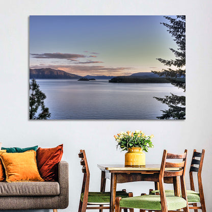 Lake Pend Oreille at Dusk Wall Art