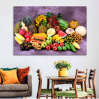 Tropical Fruit Still Life Wall Art