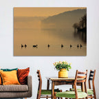 Lake Degray Geese Silhouette Wall Art