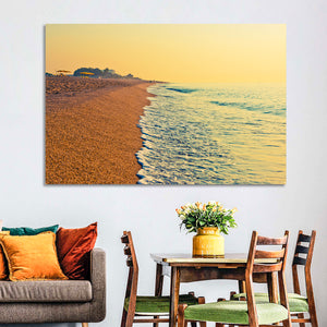 Tranquil Beach Sunrise Wall Art