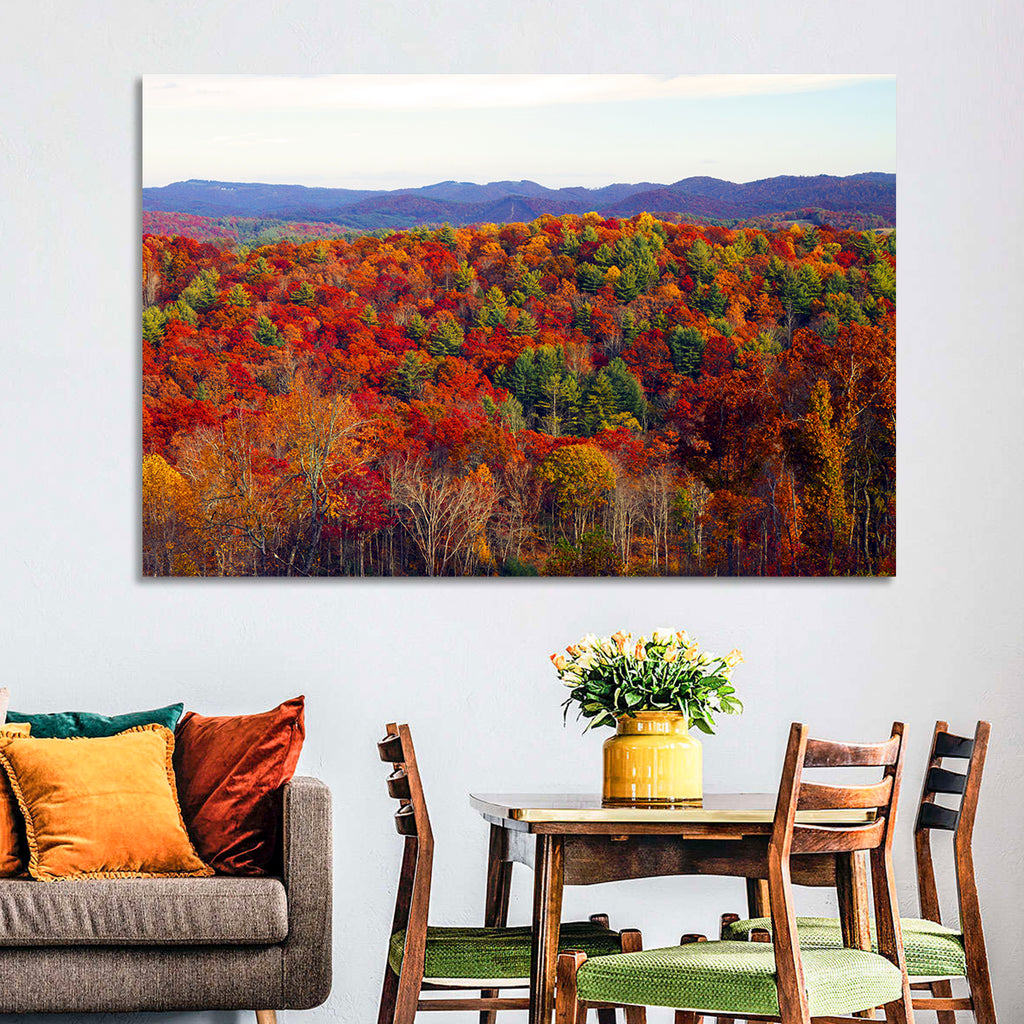Autumn in the Appalachian Forest Wall Art