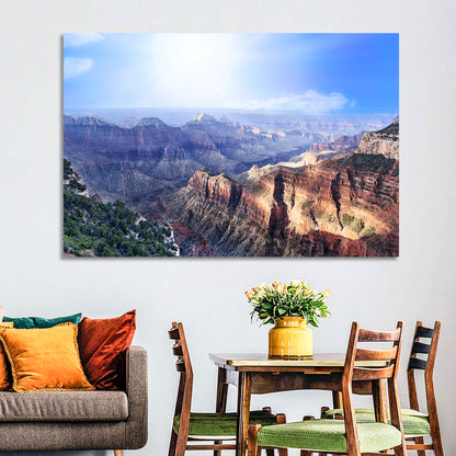 Grand Canyon Sunlit Vista Wall Art