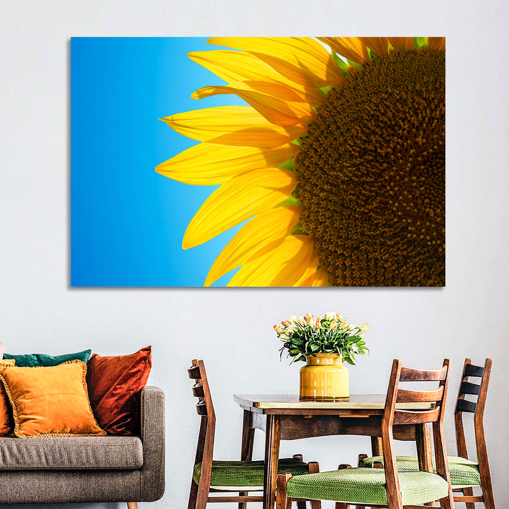 Sunflower Close-up Wall Art