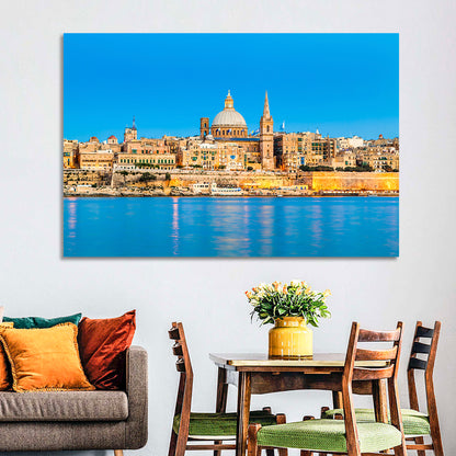 Valletta Skyline Wall Art