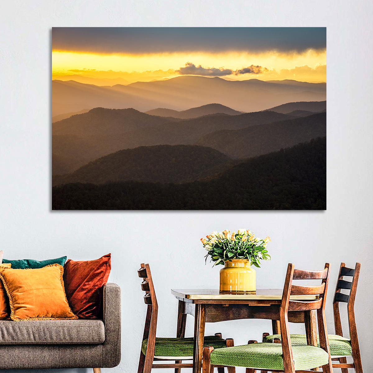 Southern Appalachian Sunset Wall Art