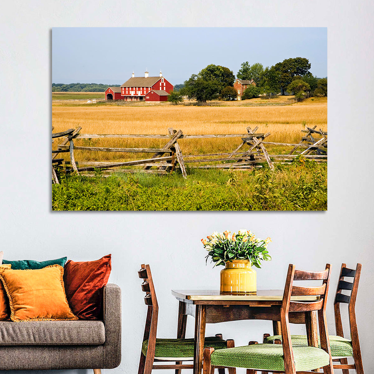 Gettysburg Farm Field Wall Art