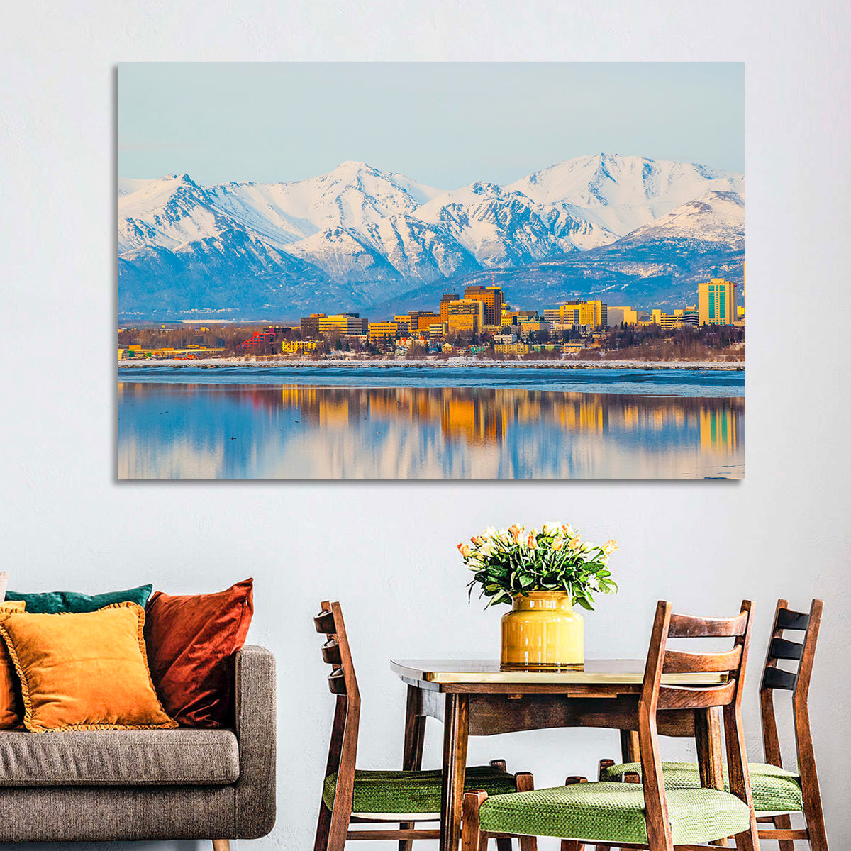 Anchorage Morning Skyline Wall Art
