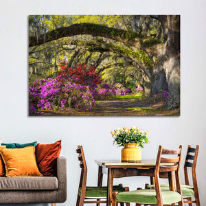 Azalea Flowers Garden Wall Art