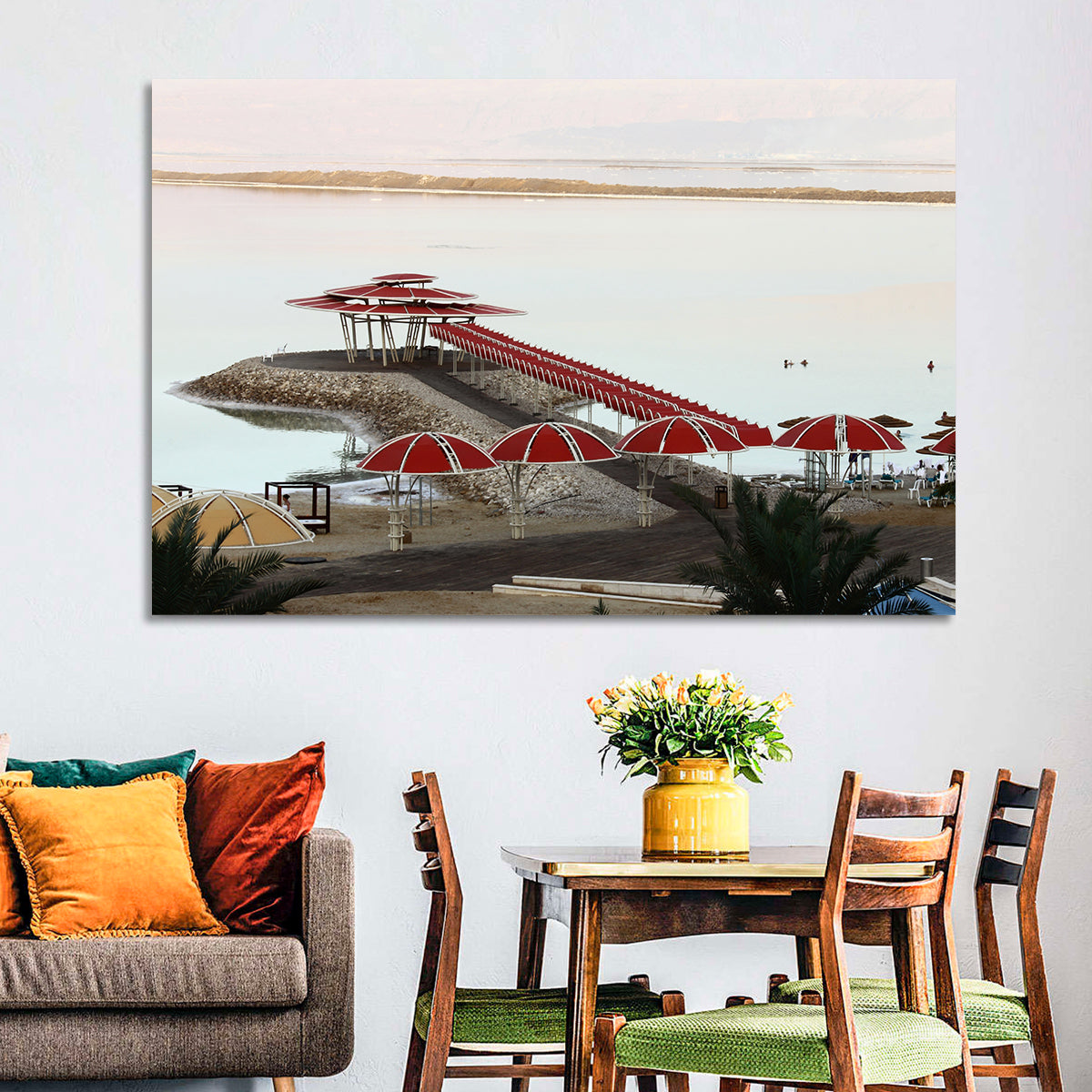 Ein Bokek Dead Sea Boardwalk Wall Art