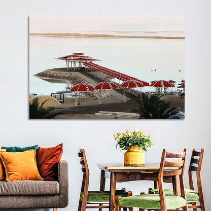 Ein Bokek Dead Sea Boardwalk Wall Art
