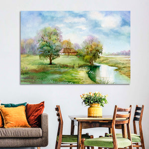 Village Life Concept Wall Art