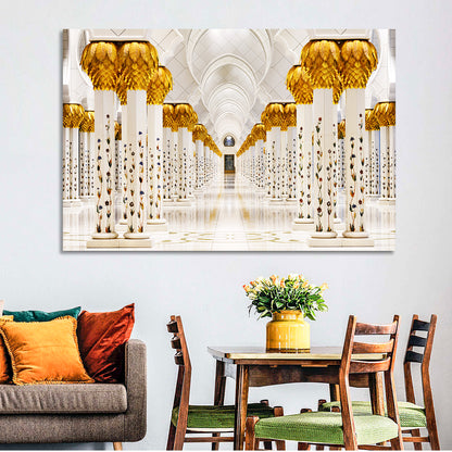 Sheikh Zayed Grand Mosque Colonnade Wall Art
