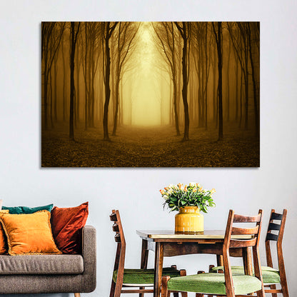 Lonely Forest Path Wall Art