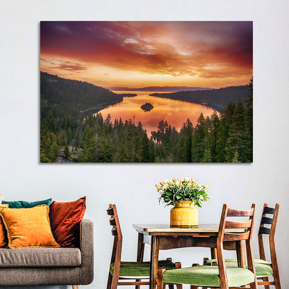 Emerald Bay Sunrise, Lake Tahoe Wall Art