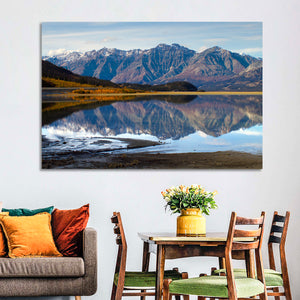 Kluane Lake Reflection Wall Art