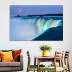 Horseshoe Falls by Moonlight Wall Art