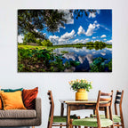 Brazos Bend Lake Reflection Wall Art
