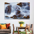 Rocky Mountain Waterfall Wall Art
