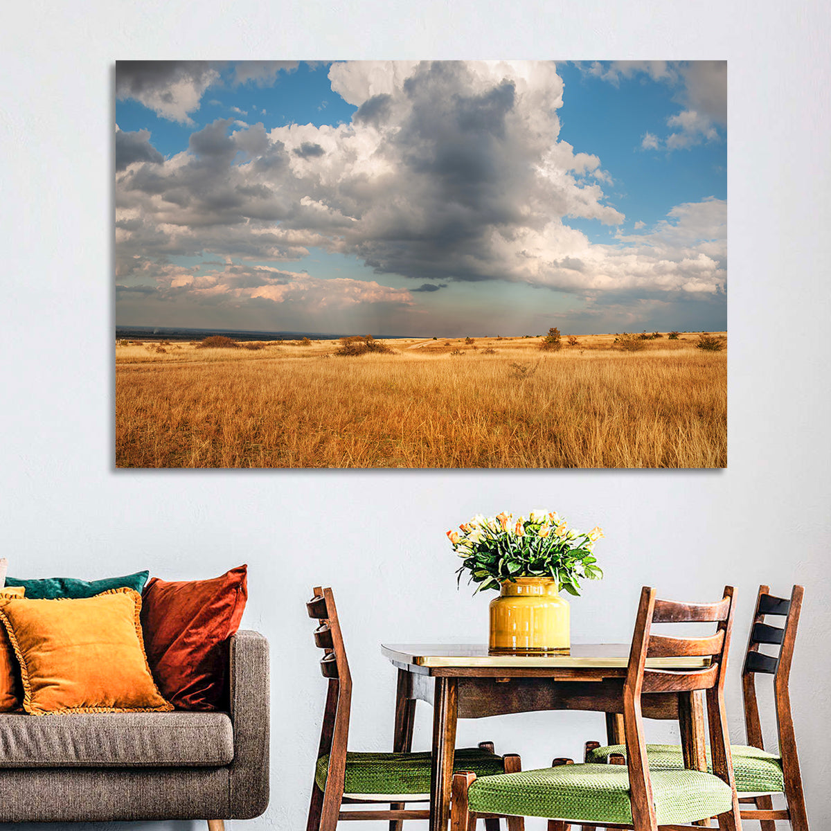 Golden Oklahoma Prairie Wall Art